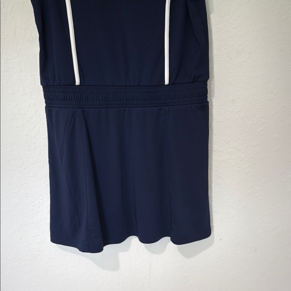 Callaway Navy and White Midi Dress - Picture 9 of 12